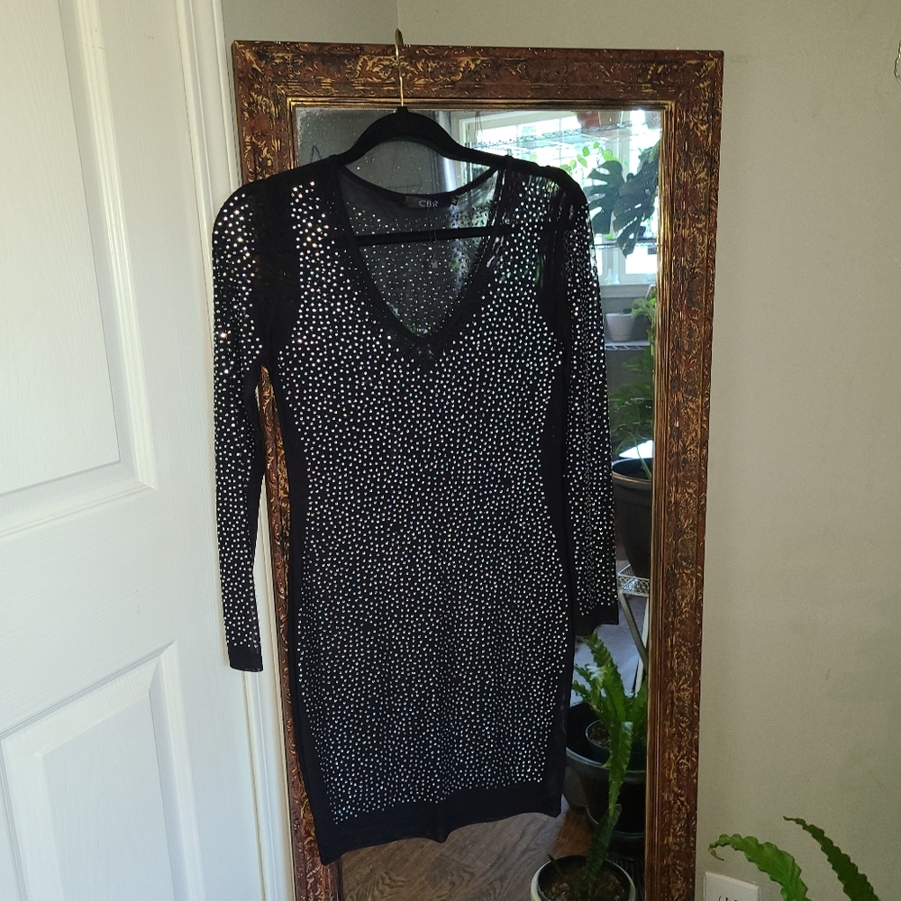 Rhinestone Club Dress